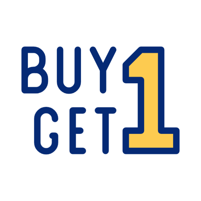BUY 1 <br> Get 1 Free
